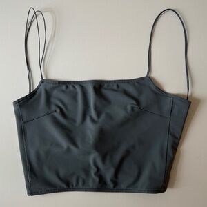 JACQUEMUS Pomelo cropped stretch-jersey top